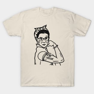 RBG - I dissent - Rosie Riveter - We can do it T-Shirt